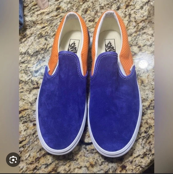 Vans Shoes - Vans Women's Slip-On Shoes - Purple and Orange_8